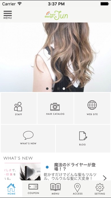 hair design Jun for smartphone screenshot 2