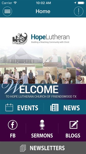 Hope Lutheran Church FWD(圖1)-速報App