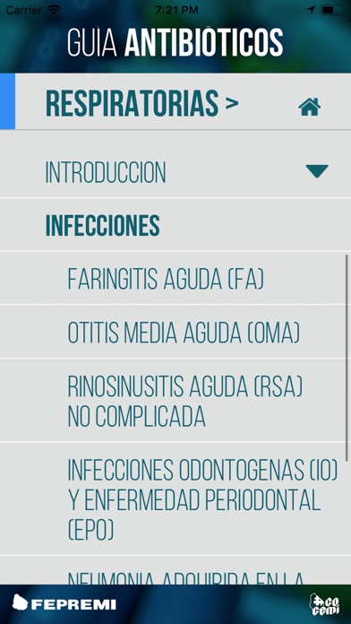 Guía de Antibióticos - FEMI screenshot 3