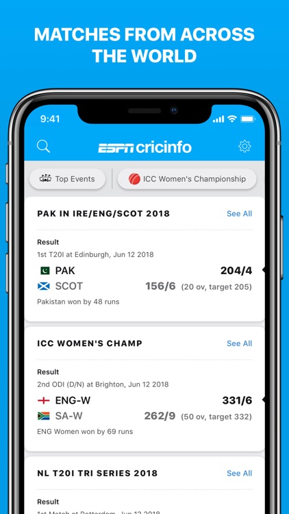 Cricinfo - Live Cricket Scores screenshot-5
