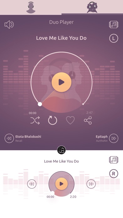 DuoPlayer a Dual Music Player screenshot 2
