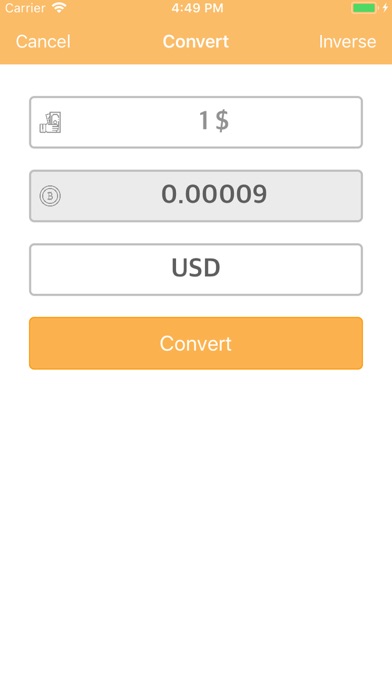 Bitcoin price and Converter screenshot 2