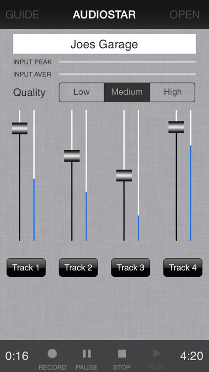 Audiostar Multitrack Mixer