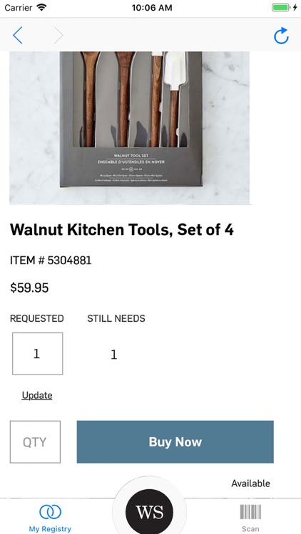 Williams Sonoma Gift Registry screenshot-4