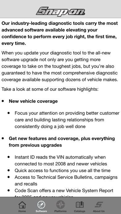 Snap-on Diagnostic Directory screenshot 2