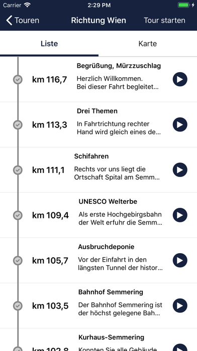 Audioguide Semmeringbahn screenshot 2