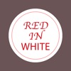 Red in white