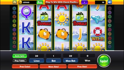 Slots: Classic Pacific Blue screenshot 3