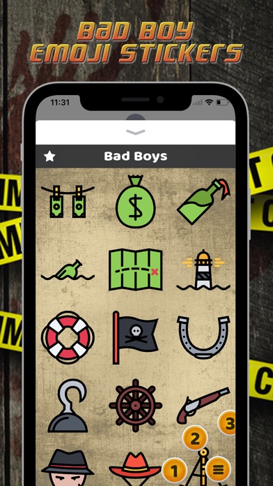 Bad Boy Emoji Stickers screenshot 3