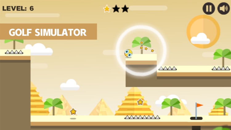 Yellow Ball Golf Simulator 2