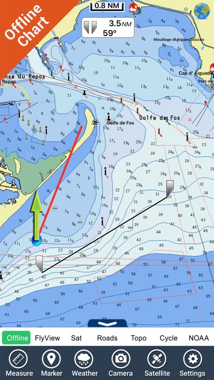 Southern France HD GPS Charts