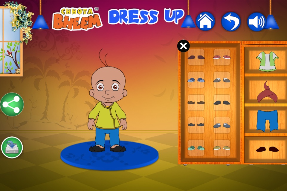 DressUp for Chhota Bheem screenshot 4