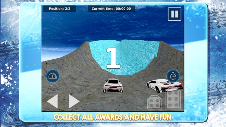 Frozen Water Car Stunt Racing screenshot-3