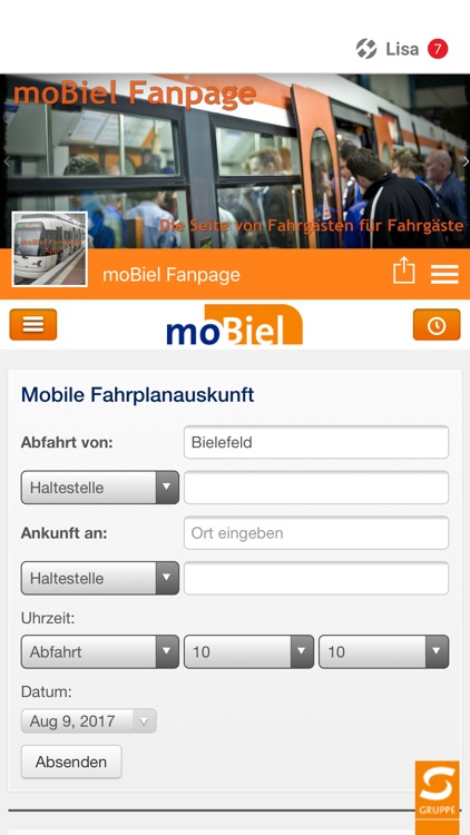 moBiel Fanpage