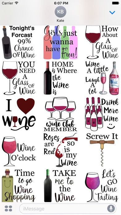 Wine Lovers Stickers screenshot 3