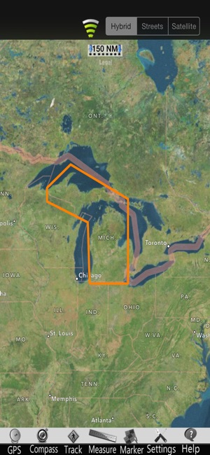 Michigan Lakes Nautical Charts(圖5)-速報App