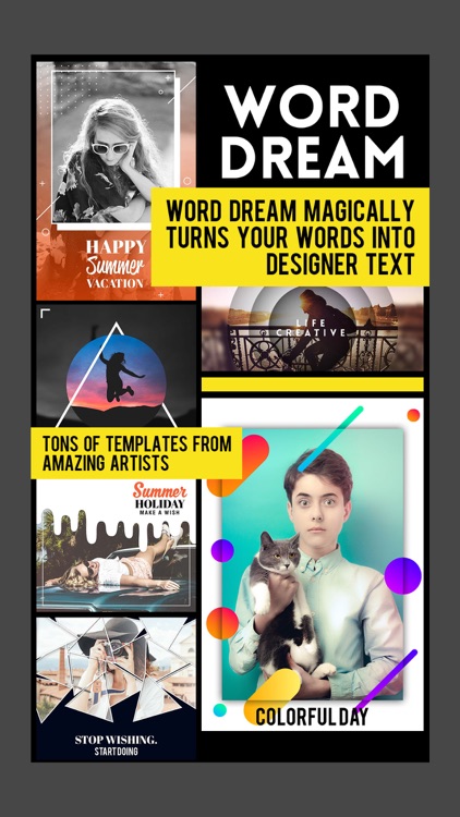 Word Dream - Cool Fonts & Typography Generator screenshot-0