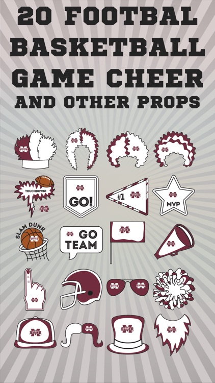 Mississippi St Bulldogs Selfie Stickers