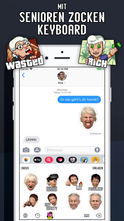 Senioren Zocken Emojis App screenshot-2