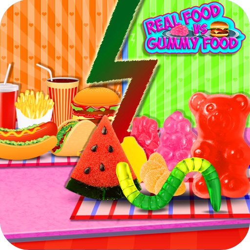 Gummy Food Vs Real Food Challenge! Dare To Win iOS App