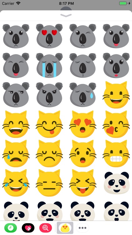 Cute Animal Stickers iMessage