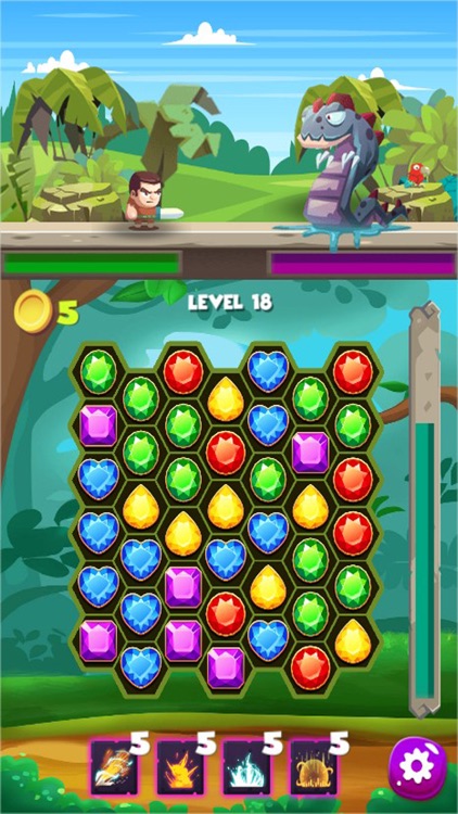 Hero Blaster : Jewel Match 3 screenshot-3