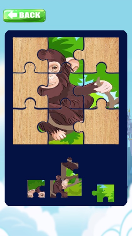 Puzzles Chimpanzee Page Jigsaw Learning Games