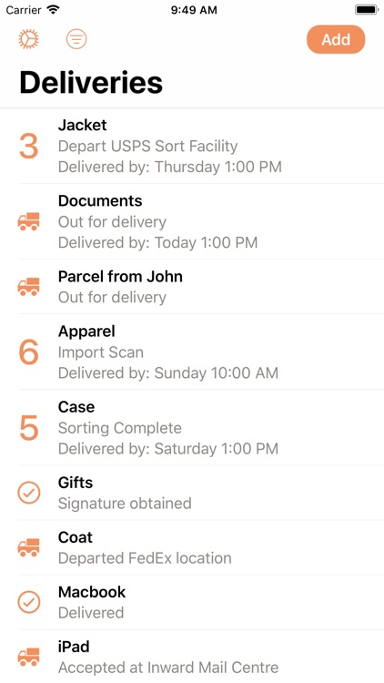 Parcel - Delivery Tracking screenshot-0