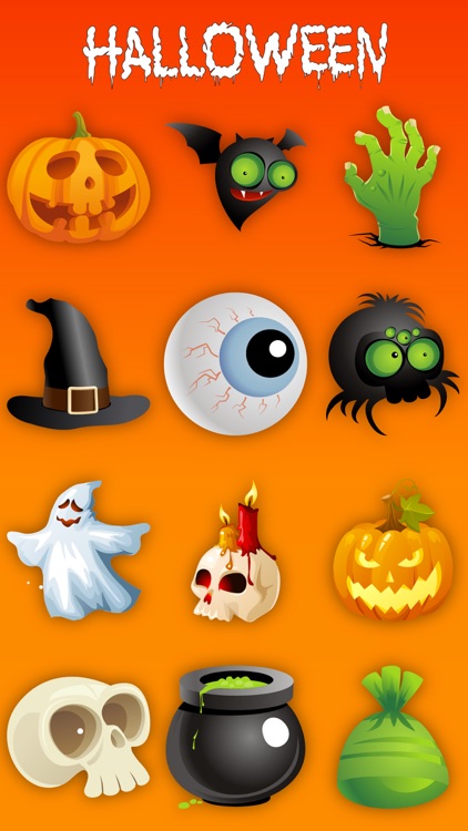 Halloween Party Emoji Stickers