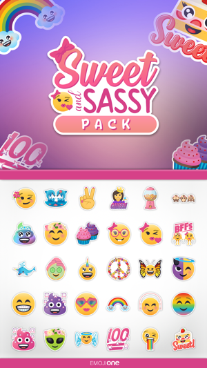 Sweet n Sassy by EmojiOne(圖1)-速報App