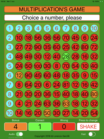 Multiplication's Game screenshot 3