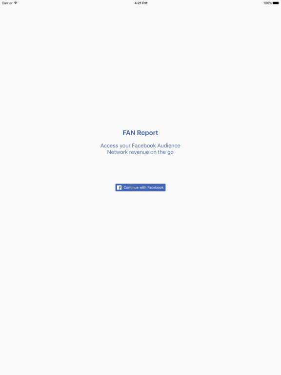 Screenshot #4 pour FAN Report - Revenue for Facebook Audience Network