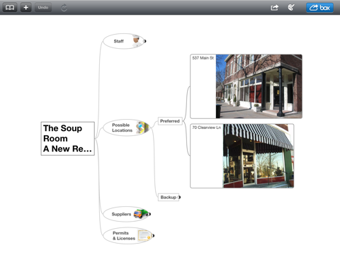 Mindjet Maps for iPad screenshot 2