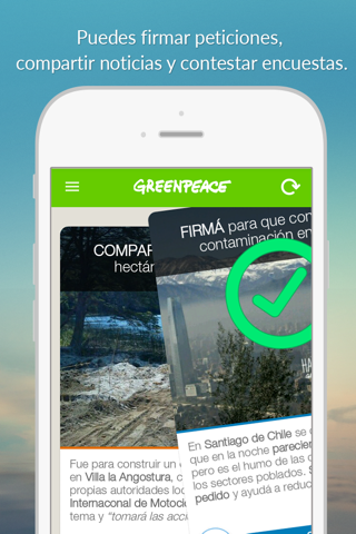 Greenpeace Apptivista screenshot 2