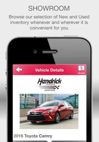 Hendrick Toyota Concord screenshot 3