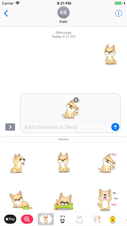 Shiba Cute Dog Stickers