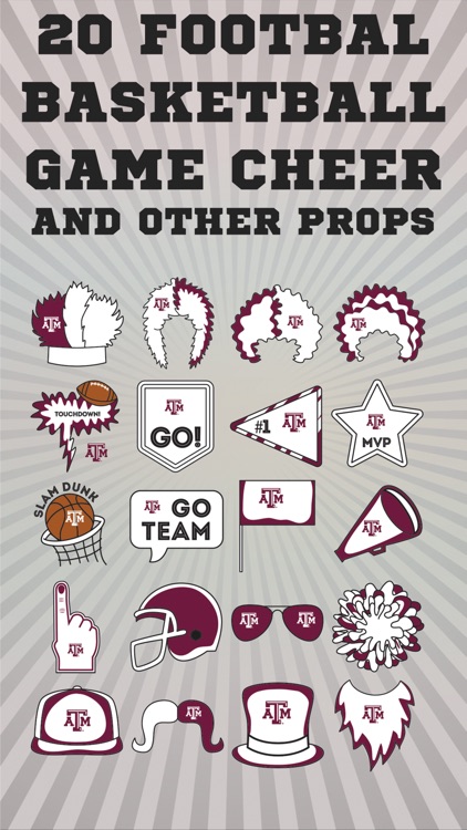 Texas A&M Aggies Selfie Stickers