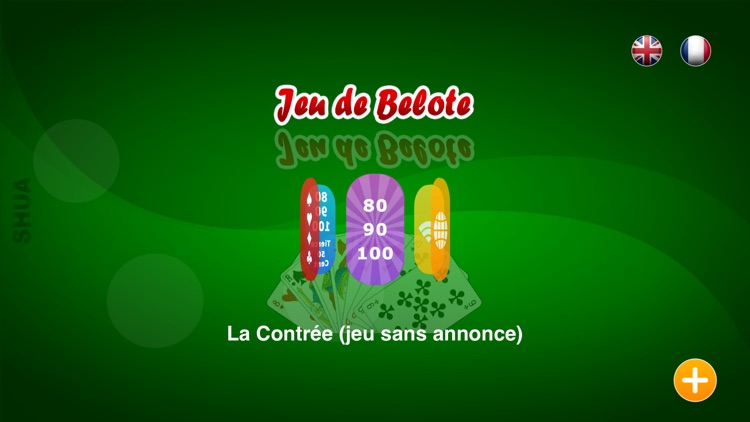Jeu de Belote for iPhone