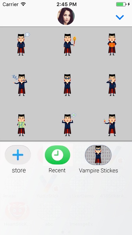 Vampire: Stickers screenshot-3