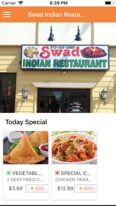 Swad Indian Restaurant screenshot 2
