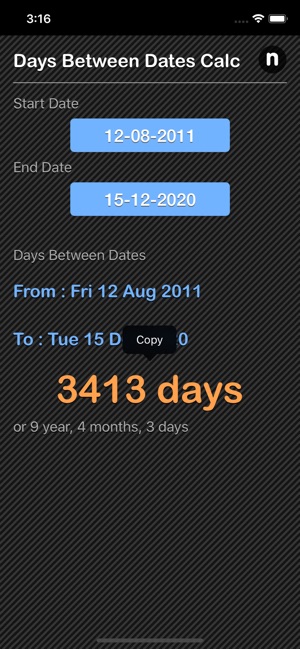 Days Between Dates Calculator(圖3)-速報App