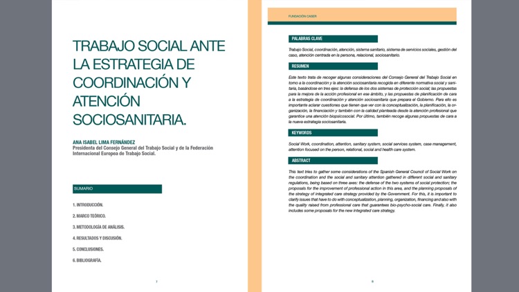 Revista Actas. Fundación Caser screenshot-3