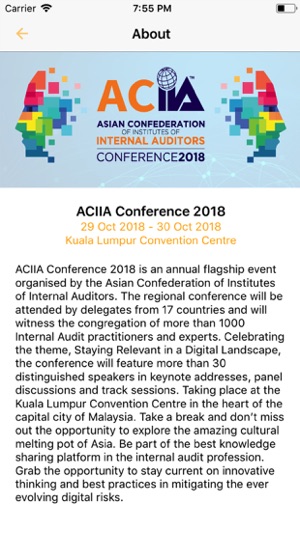 ACIIA Conference 2018(圖3)-速報App