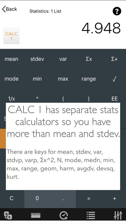 CALC 1 Financial Calculator