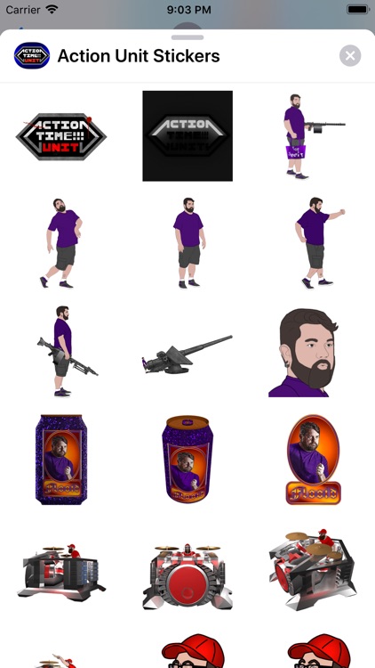 Action Unit Stickers