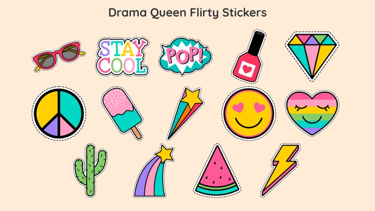 cute girly style stickers app by salma akter