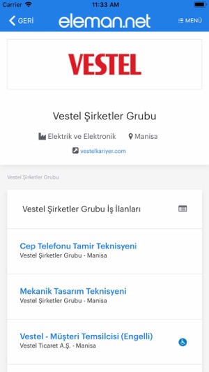 Eleman.net İş İlanları(圖3)-速報App