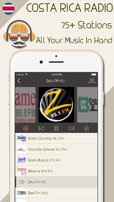 How to cancel & delete Live Costa Rica Radio Stations from iphone & ipad 1