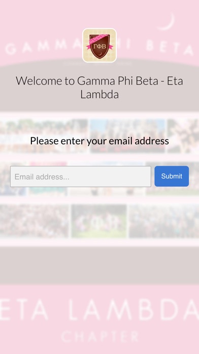 Gamma Phi Beta - Eta Lambda Screenshot on iOS
