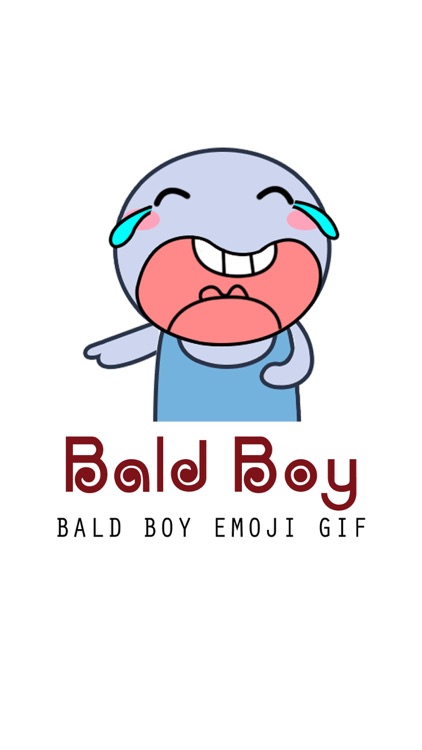 Bald Boy Sticker